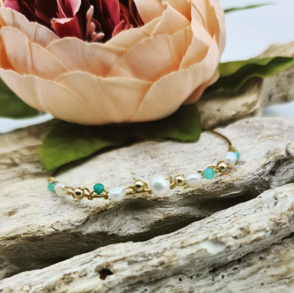 Bracelet Vivi - aigue marine