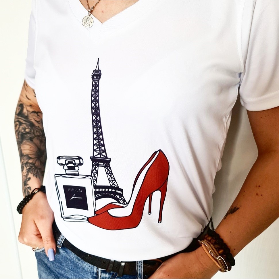 Tee-shirt Paris - L'atelier de Tya