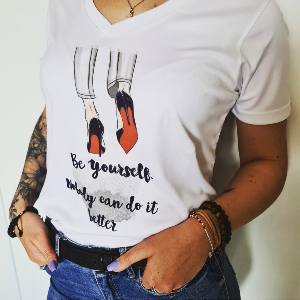 Tee-shirt Red shoes - L'atelier de Tya